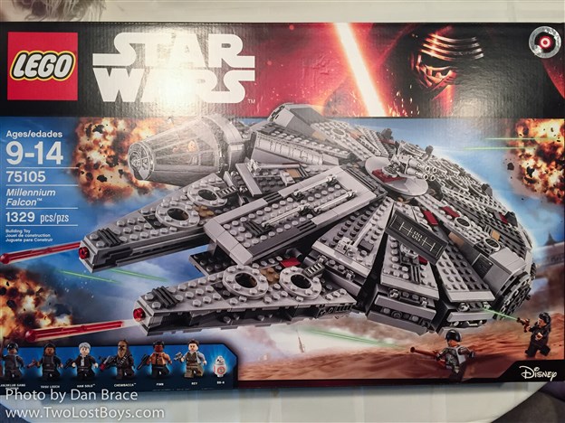 motto diagonal gennembore LEGO Millennium Falcon (Force Awakens) Review - Two Lost Boys Blog