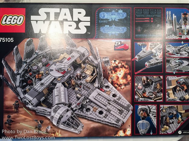 motto diagonal gennembore LEGO Millennium Falcon (Force Awakens) Review - Two Lost Boys Blog