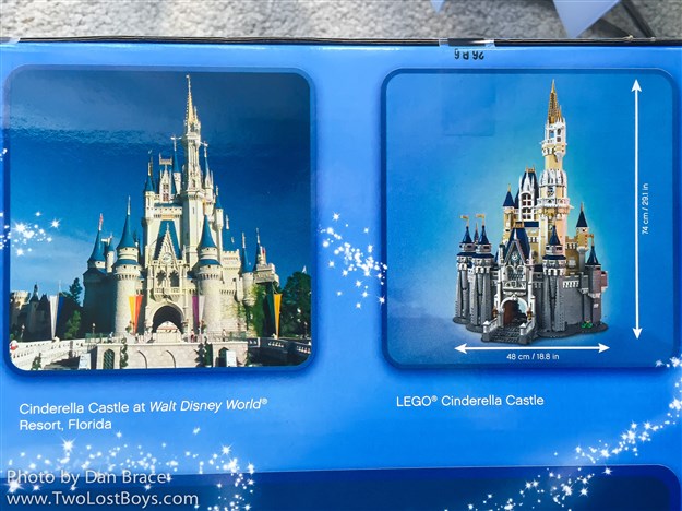 lego disney castle dimensions