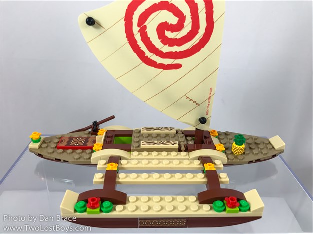 moana lego boat