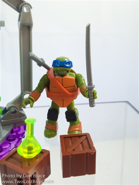 Lot de Mega Bloks Teenage Mutant Ninja Turtles Leo Pizza Fury & Raph Dojo cambat 