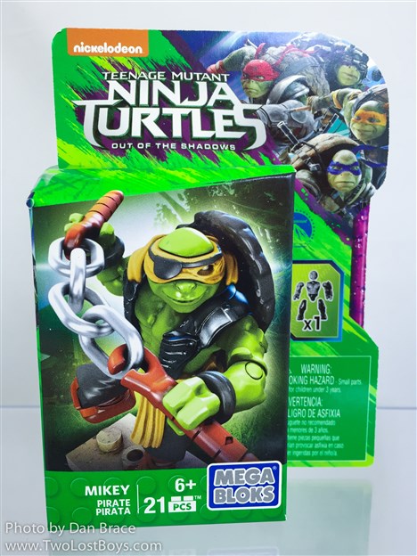 MEGABLOKS Teenage Mutant Ninja Turtles Mikey Pirate dpw17 