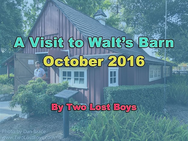 A Visit to Walt's Barn, October 2016